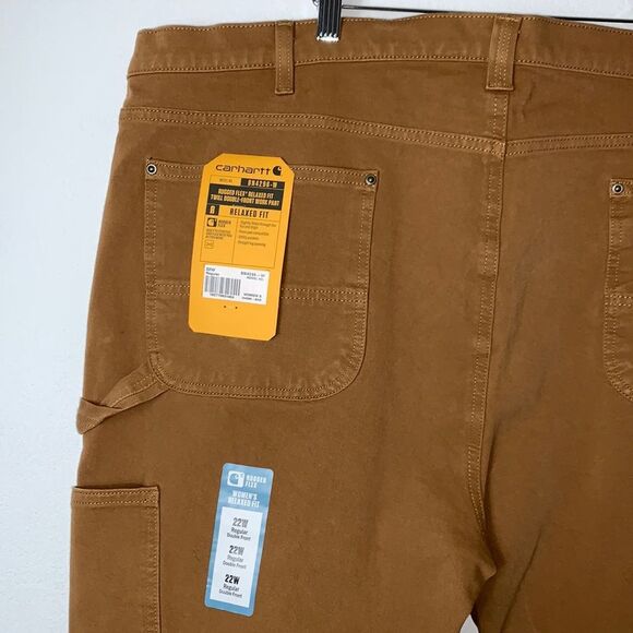 NWT Carhartt Women’s Rugged Flex Relaxed Fit Twill Double Front Work Pants 22W - Picture 11 of 16